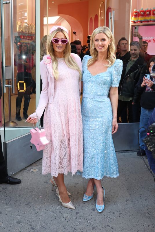 PARIS and NICKY HILTON Arrives at Young Hearts Friends Fest at Museum of Ice Cream in New York 01/28/2025