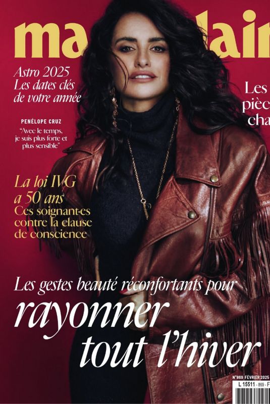 PENELOPE CRUZ in Marie Claire France, February 2025