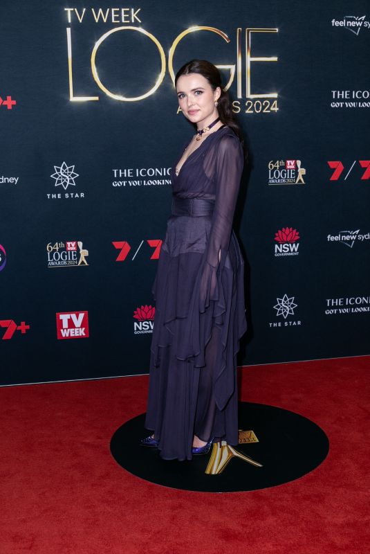 PHILIPPA NORTHEAST at 64th TV WEEK Logie Awards at The Star in Sydney 08/18/2024