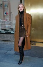 PHOEBE DYNEVOR Arrives at NBC in New York City 01/16/2025