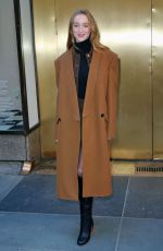 PHOEBE DYNEVOR Arrives at NBC in New York City 01/16/2025