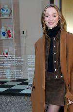 PHOEBE DYNEVOR Arrives at NBC in New York City 01/16/2025