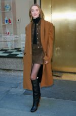 PHOEBE DYNEVOR Arrives at NBC in New York City 01/16/2025
