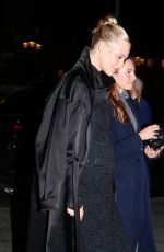 POPPY DELEVINGNE Arrives at Chanel Lunch at Paris Fashion Week 01/28/2025