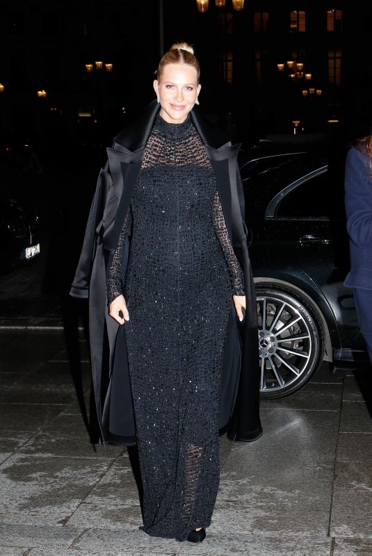POPPY DELEVINGNE Arrives at Chanel Lunch at Paris Fashion Week 01/28/2025