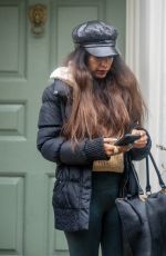 PREEYA KALIDAS Leaves Private Members Club Soho House in London 01/15/2025