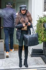 PREEYA KALIDAS Leaves Private Members Club Soho House in London 01/15/2025