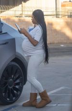 Pregant SKAI JACKSON Out and About in Sherman Oaks 01/15/2025