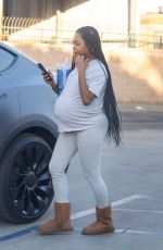 Pregant SKAI JACKSON Out and About in Sherman Oaks 01/15/2025