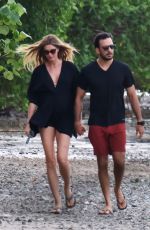 Pregnant GISELE BUNDCHEN and Joaquim Valente Out at a Beach in Costa Rica 12/24/2024