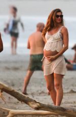 Pregnant GISELE BUNDCHEN Out at a Beach in Costa Rica 12/23/2024