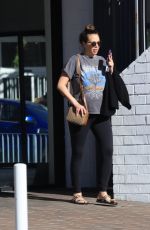Pregnant KRISTEN DOUTE Out and About in Los Angeles 01/21/2025