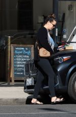 Pregnant KRISTEN DOUTE Out and About in Los Angeles 01/21/2025