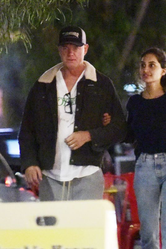 PRIYA JAIN and Eric Dane on a Date Night in Los Angeles 01/16/2025