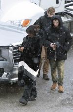 PRIYANKA CHOPRA and Nick Jonas Out Filming in Toronto 01/13/2025
