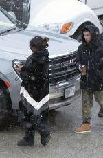 PRIYANKA CHOPRA and Nick Jonas Out Filming in Toronto 01/13/2025