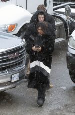PRIYANKA CHOPRA and Nick Jonas Out Filming in Toronto 01/13/2025