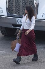 PRIYANKA CHOPRA on the Set of a New Christmas Movie in Toronto 01/13/2025