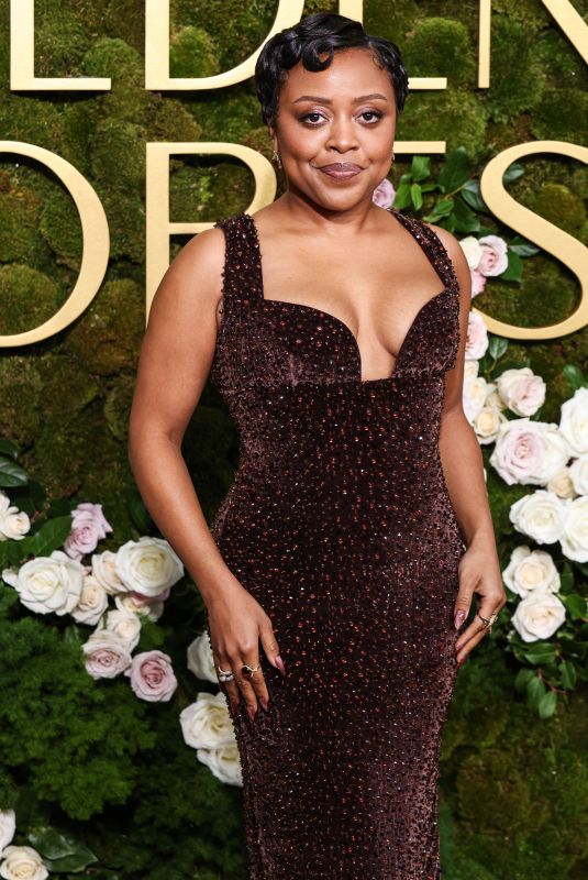 QUINTA BRUNSON at 82nd Annual Golden Globes Awards in Beverly Hills 01/05/2025