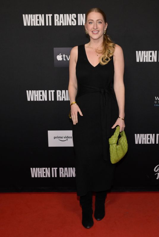 RACHEL LOCKWOOD at When It Rains in LA Premiere at TCL Chinese Theatre 01/23/2025