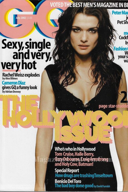 RACHEL WEISZ for British GQ, July 2002
