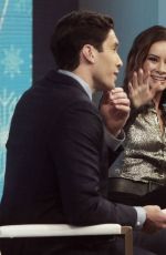 REBECCA JARVIS on the Set of Good Morning America in New York 12/31/2024