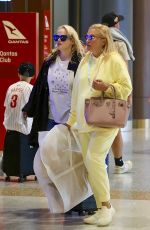 REBEL WILSON and RAMONA AGRUMA Arrives at Sydney Airport 01/12/2025