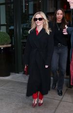 REESE WITHERSPOON Out Promotes her Work in New York City 01/28/2025