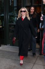 REESE WITHERSPOON Out Promotes her Work in New York City 01/28/2025