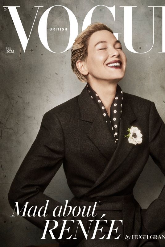 RENEE ZELLWEGER for British Vogue, February 2025
