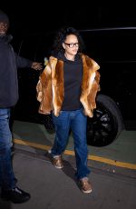 RIHANNA and A$AP Rocky Heading to Dinner in New York City 01/02/2025