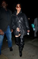 RIHANNA Celebrates New Year