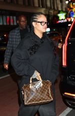 RIHANNA Flaunts Her Natural Beauty Out in New York 01/17/2025