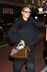 RIHANNA Flaunts Her Natural Beauty Out in New York 01/17/2025