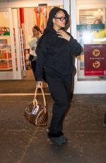 RIHANNA Flaunts Her Natural Beauty Out in New York 01/17/2025
