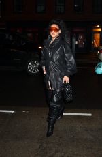 RIHANNA Night Out in New York 12/31/2024