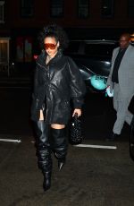 RIHANNA Night Out in New York 12/31/2024