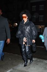 RIHANNA Night Out in New York 12/31/2024