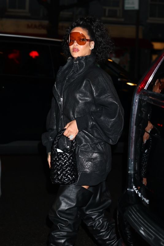 RIHANNA Night Out in New York 12/31/2024