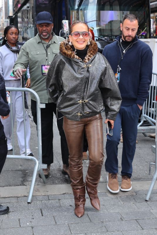 RITA ORA Arrives for New Year