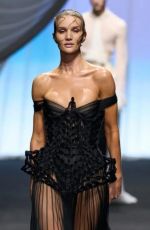 ROSIE HUNTINGTON-WHITELEY Walks Runway at Jean Paul Gaultier Fashion Show in Paris 01/29/2025