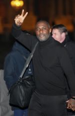 SABRINA DHOWRE and Idris ELBA Leaves Louis Vuitton Fashion Show in Paris 01/21/2025