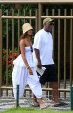 SABRINA DHOWRE and Idris ELBA Out and About in Rio de Janeiro 01/01/2025