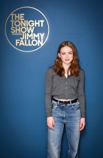 SADIE SINK at Tonight Show Starring Jimmy Fallon in New York 01/30/2025