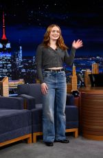 SADIE SINK at Tonight Show Starring Jimmy Fallon in New York 01/30/2025