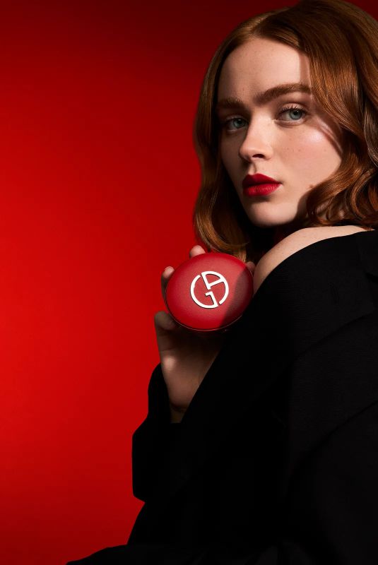 SADIE SINK for Armani Beauty Passione Campaign, January 2025