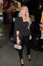 SAFFRON BARKER Arrives at Geordie Shore Event at Thai Square in London 01/07/2025