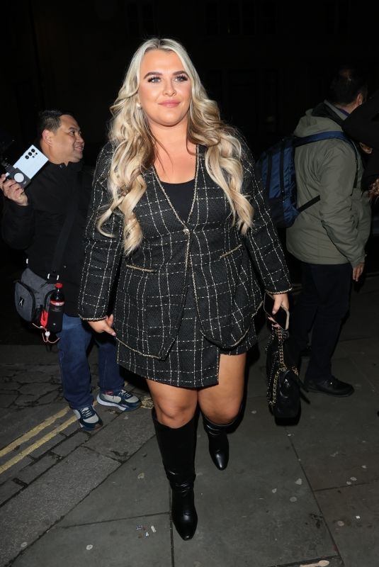 SAFFRON LEMPRIERE Arrives at Geordie Shore Event at Thai Square in London 01/07/2025
