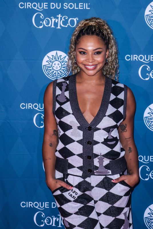 SAMIRA MIGHTY at Cirque du Soleil Corteo Premiere in London 01/15/2025