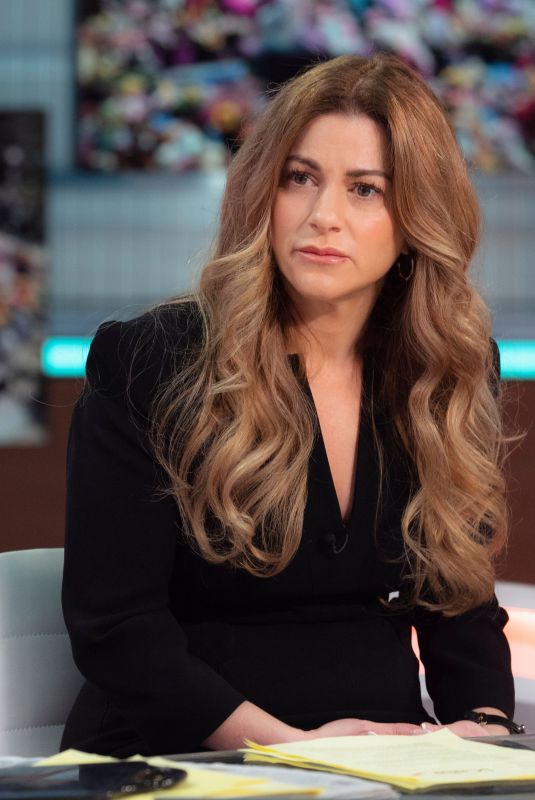 SARA STANGER at Good Morning Britain TV Show in London 01/24/2025